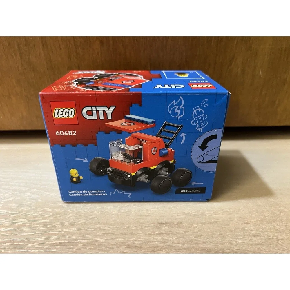 Lego City Fire Truck 60482 Building Toy Set 67 Pieces New Sealed Red Firefighter